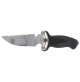 Aquatys knife - White Inox - Black Color - KV-AAQT12-N - AZZI SUB (ONLY SOLD IN LEBANON)